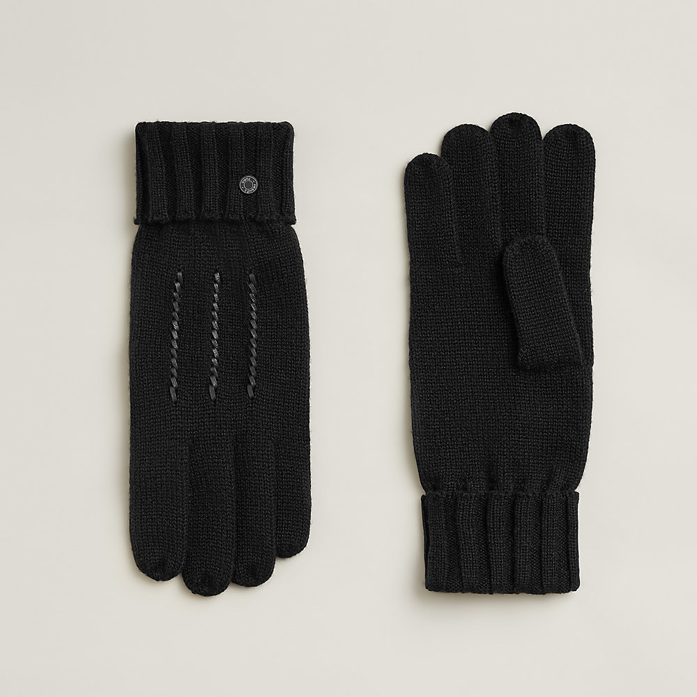 HERMES カシミア100％　手袋　表記サイズME グレー HERMES カシミア100％ 手袋 表記サイズME グレー HERMES